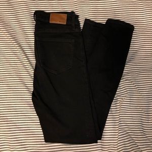 Madewell Roadtripper Black Jeans size 26